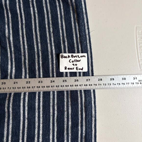 Reigning Champ 100% Cotton Long Sleeve Henley Shirt - Men's Size L - Blue Gray - Picture 6 of 6